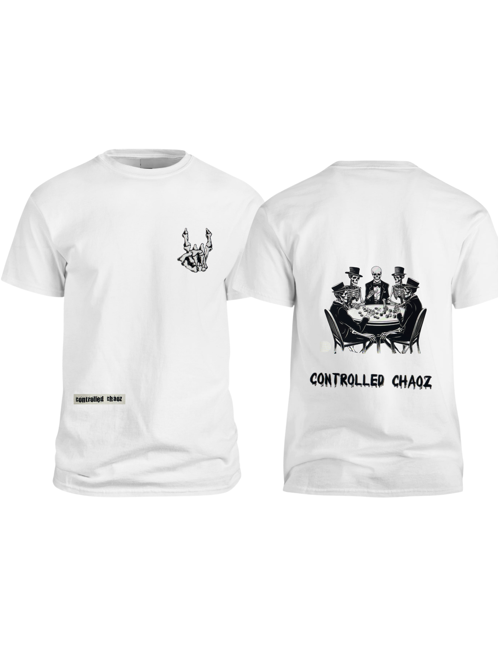 Controlled Chaoz Skull Party T- Shirt(Black)