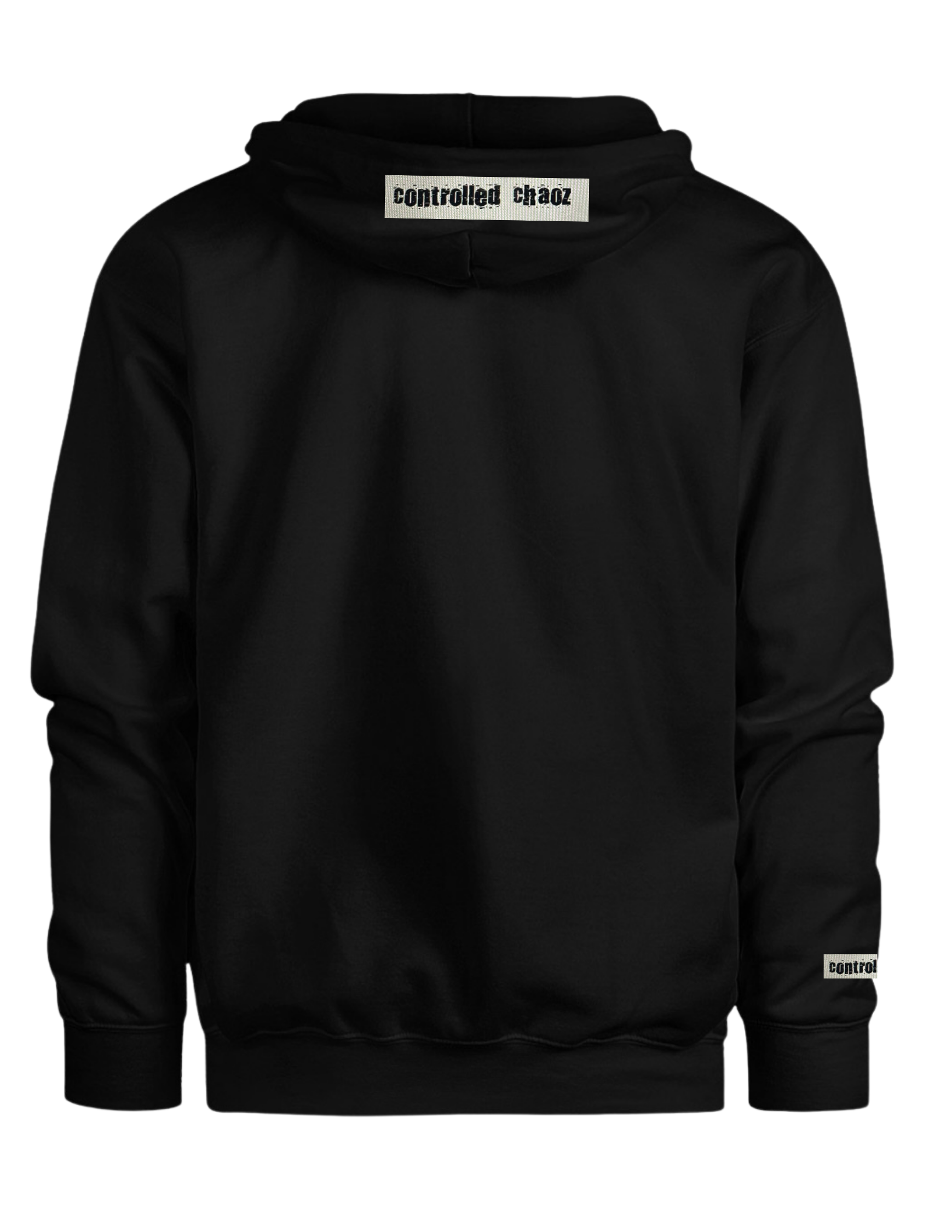 MudMadeMan Black & Grey Zip-Up Hoodie