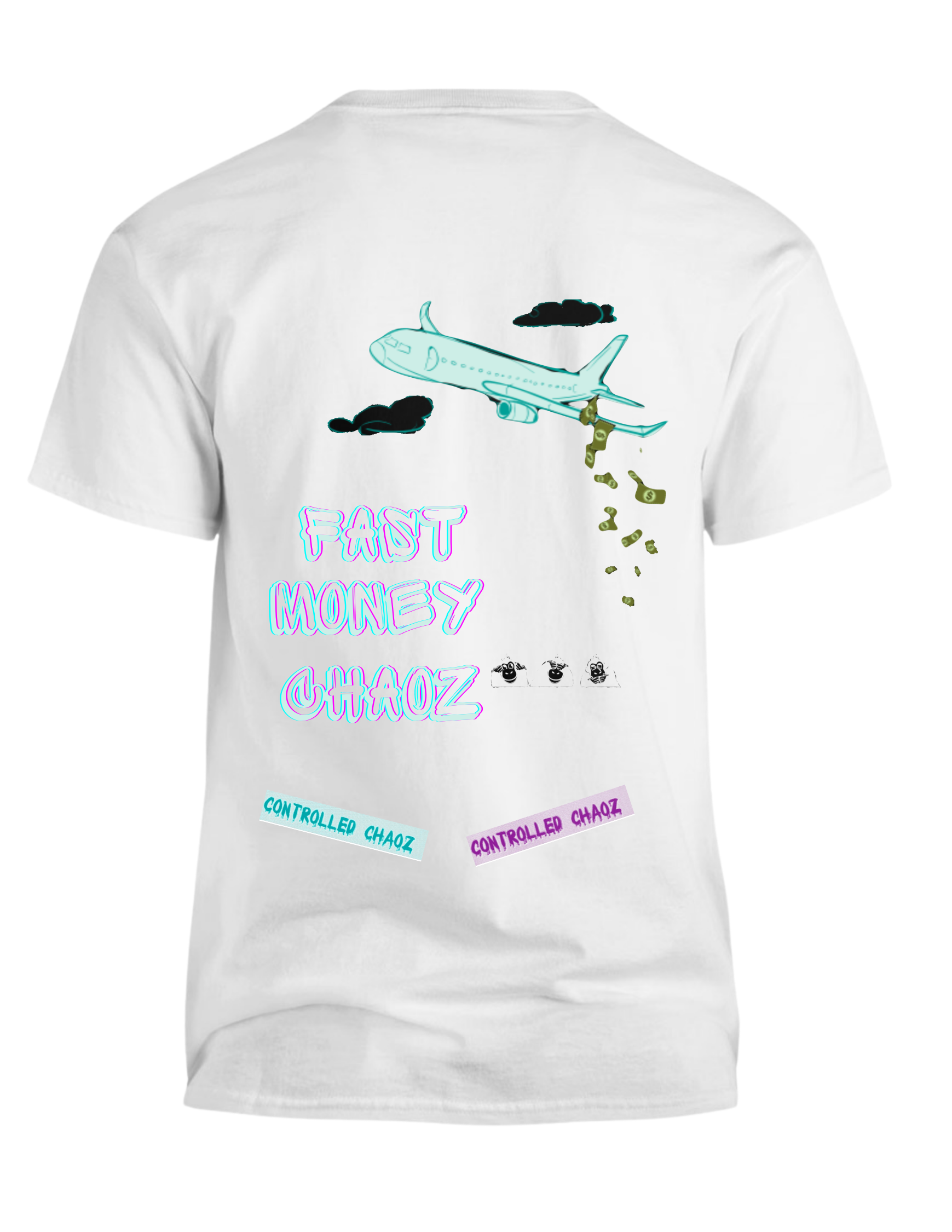Glitched FMC-FAST MONEY CHAOZ T-Shirt